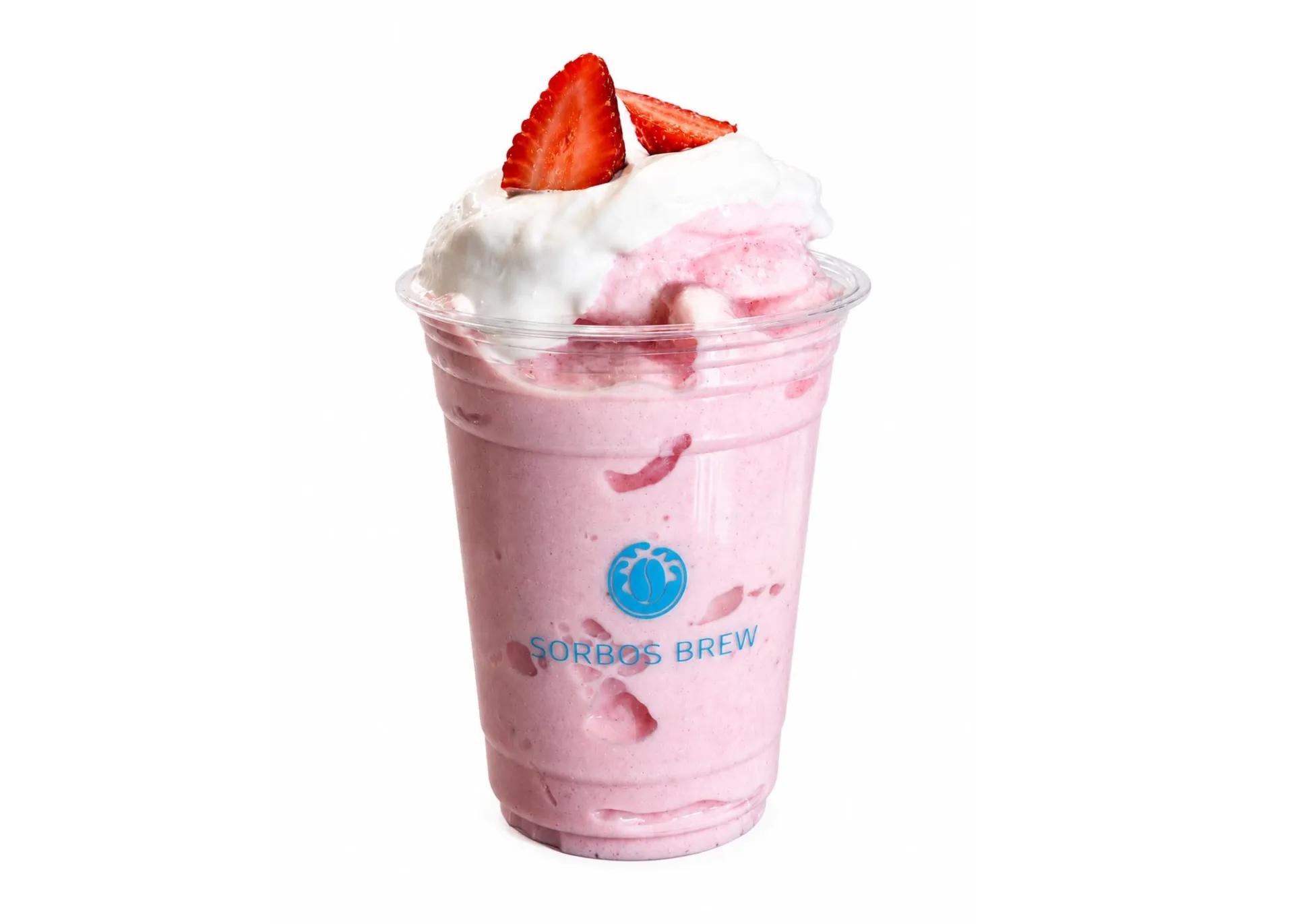 Popular item de Sorbos BREW: Frappé de Fresas con Crema
