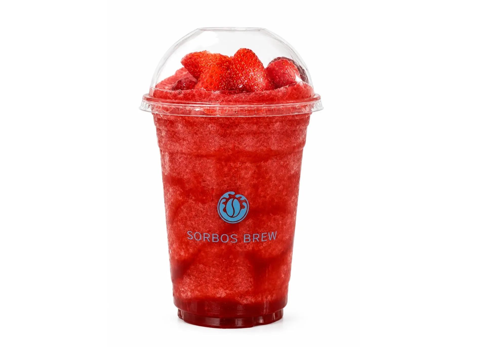 Popular item de Sorbos BREW: Frappé de Fresa